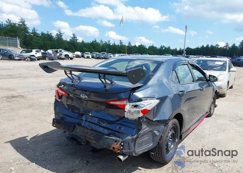 2016 Toyota Corolla S из США, поврежденный, VIN 5YFBURHE4GP473367